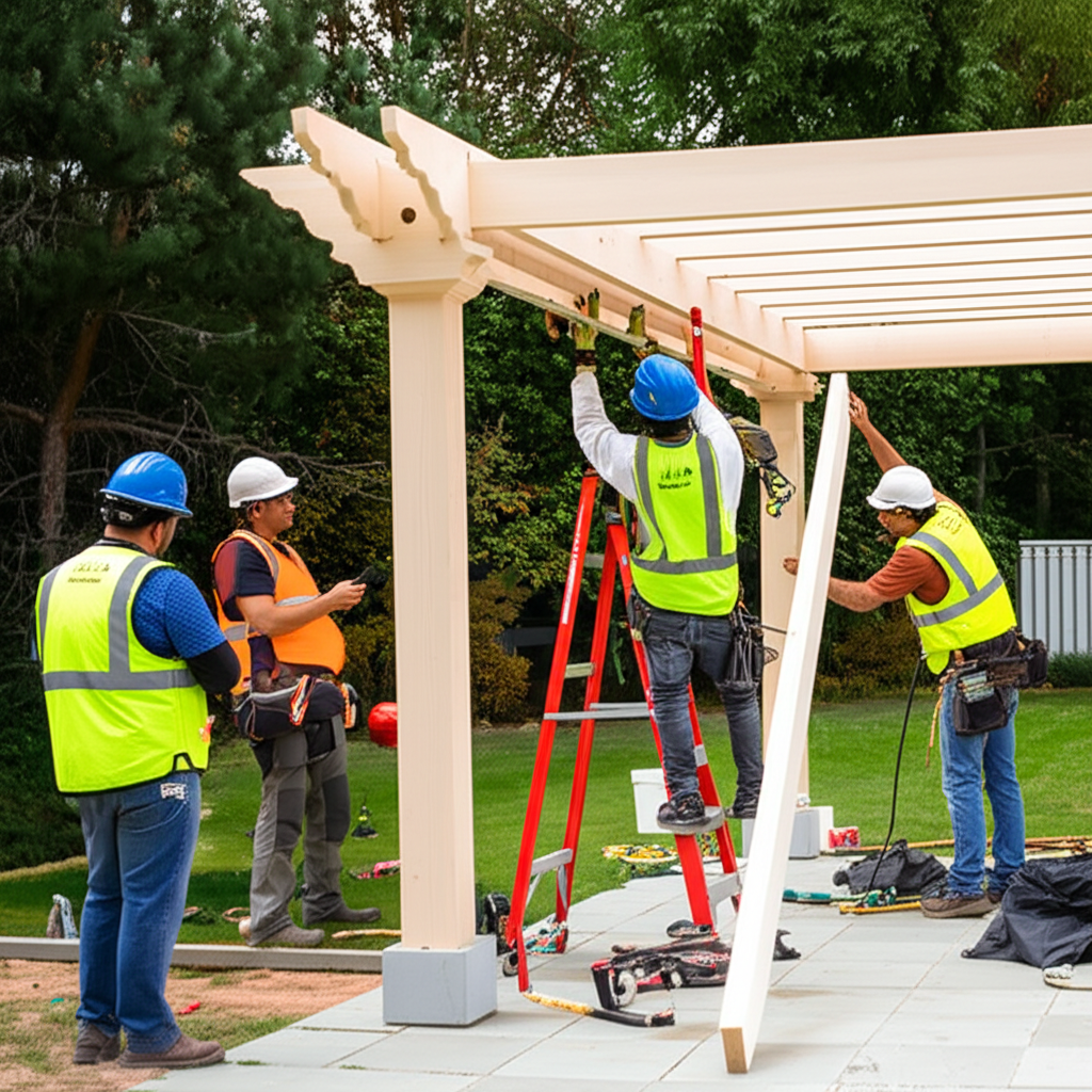 Installation, maintenance, and aftercare services for outdoor spaces