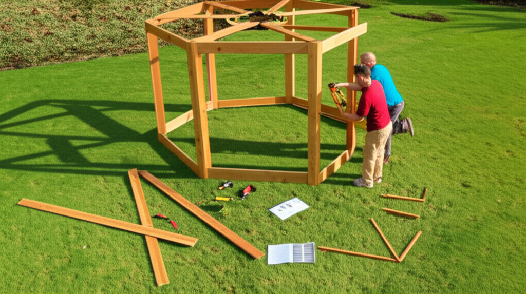 Assembly of Kit Pergolas & Gazebos